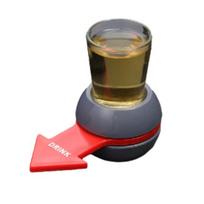 Arrow Spin Drinking Game, Shot Roulette Wheel with Pointer, Bar Party Alcohol Board Game, Funny Penalty Spinner for Adults