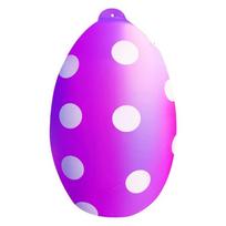 Colourful Design Easter Egg Inflatable Balloon PVC Material Hanging Type Easter Party Decoration Reusable Feature