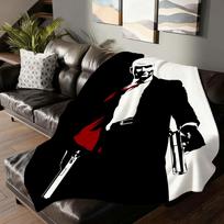 Movie H-Hitman Agent 47 Blanket Soft and Skin Friendly For Couch Bed Napping Bedspread All Seasons Comforter 75cmx90cm