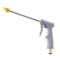 High Pressure Long Rod Water Spray Gun Plastic Body Aluminum Head Adjustable Nozzle for Home Cleaning Garden Washing Tool One Size pilka