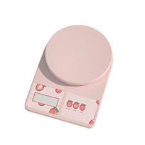 High Precision Strawberry Electronic Kitchen Scale Battery-powered Digital Display Baking Scale Non-slip Convertible Units