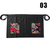 Japanese Style Half Apron Restaurant Sushi Shop Waiter Short Apron Kitchen Cafe Server Apron Chef Uniform Japanese Kimono Apron OneSize