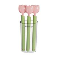 Moisture-proof Tulip Magnetic Sealing Clip Fresh-keeping Reusable Food Storage Clips Multi-Purpose Flower Shape rožinė