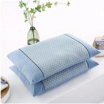 2025 new 7D small triangle massage - cold Doudou summer cool pillow 35 * 55cm summer cool pillow pillow core pillowcase 35x55cm 1pcs mėlyna