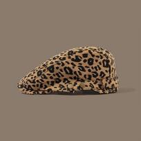 Korean Style Leopard Print Beret Classic Newsboy Cap Fashion Leopard Painter Hat  Women Leopard