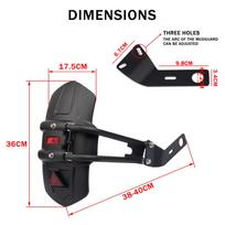 For Honda CRF1100L CRF1000L Africa Twin CRF1000 CRF1100 L CRF 1100 L 1000 L Accessories Rear Fender Mudguard Splash Guard Cover