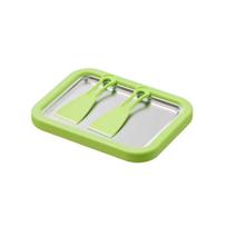 Multifunctional Stir Fry Yogurt Machine Instant Cold Sweet Fried Ice Pan  Household Use žalia