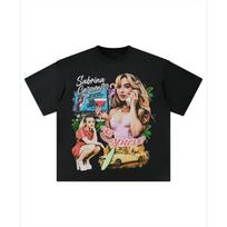 Summer Sabrina Carpenter unisex's T-shirt with round neck, 100% cotton short-sleeved Hip Hop Harajuku streetwear S įvairiaspalvis