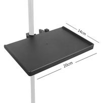 Universal Microphone Stand Sound Card Tray Clip - Fits Tripod Bracket for Live Broadcast Microphone Rack Holder - Easy Setup