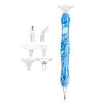 Resin Crafts Cross Stitch Embroidery 5D Diamond Painting Point Drill Pen Resin Diamond Painting Pen Resin Pen šviesiai mėlyna spalva