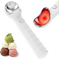 Rechargeable Heated Ice Cream Scoop Rapid Heating Easy to Clean Electric Ice Cream Scooper Adjust Temperature juoda
