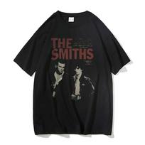 The Smiths unisex's And unisex's T-shirt Retro Commemorative Classic Printed T-shirt Pure Cotton Street Wear Loose T-shirt S įvairiaspalvis