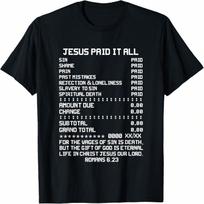 Jesus Dropped The Charges T-Shirt S įvairiaspalvis