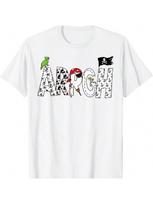 Fun ARRGH Pirate Style Pirate Costume ARGH Pirate T-Shirt S įvairiaspalvis