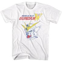 Mobile Suit Gundam Wing Anime Japanese Men's Short Sleeve T Shirt Graphic Tees S įvairiaspalvis