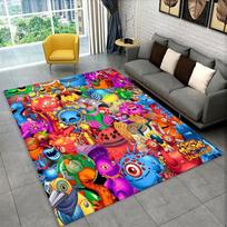 Music Game My Singing Monsters Cartoon Carpet Rug for Bedroom Living Room Sofa Playroom Doormat Home Decor,Kid Area Rug Non-slip 40x60cm