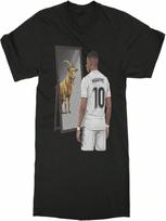 Goat In A Mirror Mbappe Tribute - Madrid Inspired Unisex T-Shirt S įvairiaspalvis