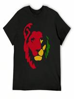 Lion  Reggae T-Shirt Oversized Heavyweights Custom T Shirt Rapper Graphic Tees unisex T Shirt S įvairiaspalvis