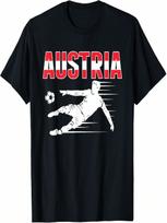 Austria Soccer Fans Jersey - Austrian Football Supporters T-Shirt S įvairiaspalvis