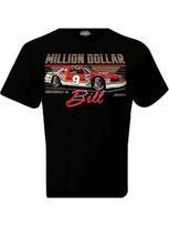 Bill Elliott #9 NASCARS 2023 Million Dollar Bill Black T-Shirt S įvairiaspalvis