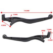 Universal Black Hydraulic Motorcycle Brake Clutch Levers Left&Right Side for Electric Vehicles Bike ATV -Motorcycle Handle Lever