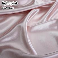 1Pcs 75x100cm Crystal Satin Props Glossy Fabric Nail Polish Photo Background Cloth Handheld Smooth Decoration Cloth šviesiai rausvos spalvos