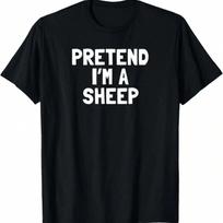 Pretend I'm  Christie Easy Funny Costume T-Shirt,Comfortable Pure Cotton S įvairiaspalvis