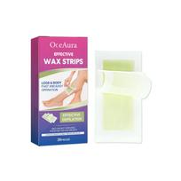 Scented Hair Removal Wax Strips 30 Pcs Body Facial Hair Remover Gentle Waxing Kit Slow Hair Growth Smooth Skin