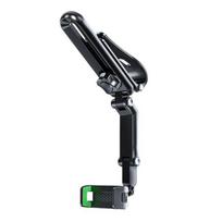 Mobile Phone Holder Multi-Directional Adjustable Car Mount for Navigation Sun Visor Installation Universal Stable žalia