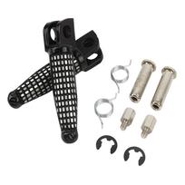 Enduro For Kawasaki Ninja ZX6R ZX636 ZX9R ZX10R Z1000 Z800 Motobike Foot Pegs Motorcycle Front Footrest Foot Peg juoda