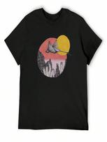 Flying Desert Manta Ray T-Shirt Custom Shirt Blouse Shirts unisex Graphic S įvairiaspalvis