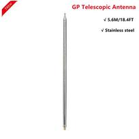 Portable 5 6M18 4FT GP Telescopic Antenna for Outdoor For Ham Radio Activities