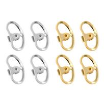 8pcs Earring Lifters Metal Earring Stoppers Backings Pierced Safety Ear Backs Replacement Backstops for Women and Girls