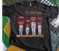 Talking Heads Burning Down The House Black Unisex Tshirt Reprint 3XL