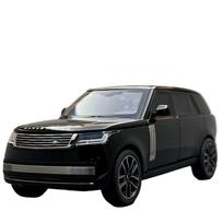 1/32 Metalinis lietas Range Rover visureigis Automobilio modelis Imituojamas garsas ir šviesa Visureigis Vaikams Žaislai Suaugusieji Gali kolekcionuoti Papuošalai Dovanos juoda