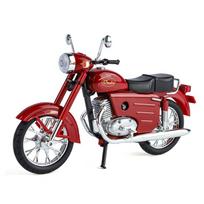 1/10 JAWA 250 Lydinio Klasikinis Retro Motociklo Modelis Lieto Metalo Gatvės Motociklo Modelis Garso ir Šviesos Simuliacija Vaikų Žaislas Dovana raudona