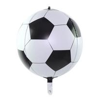 5pcs Set 22 Inch Round 4D Ball Balloon Silver Color Rose Gold Soccer Ball Balloon Football Themed Big Size Helium Balloon 22inch juoda