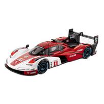 1/22-Scale Porsche 963 Metal Die-casting Simulation Racing Model with Sound and Light Functions, Suitable for Collectors and Enthusiasts raudona