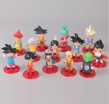 13vnt./1 rinkinys Dragon Ball Son Goku figūrėlė WCF Super Saiyan Son Gohan Krillin Kiki veikėjo modelis žaislas dovanų kolekcija veiksmo figūrėlė No box
