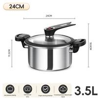 Xiyijia 304 Multi-Functional Double-Handle Large Capacity Pressure Cooker