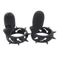 VR Glasses Soft Skins Cover for Oculus Quest Rift S VR Protective Sleeve 1 Pair VR Grips Soft Skins Cover 1 juoda