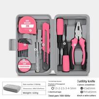 All-in-One Household DIY Tool Kit Compact Heavy Duty Hand Tool Kit Professional Mini Tool Box Set Home Improvement
