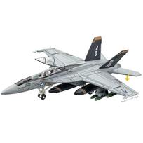 1/72 Plane Model US Army F/A-18F F-18 Super Hornet Building Blocks ABS Model Toys for Boy Xmas Gift gray