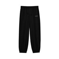 Skechers Basic Sports Series Fashion Simple Versatile Comfortable Woven Casual Pants Men pants Carbon-Black P324M055-0018 S