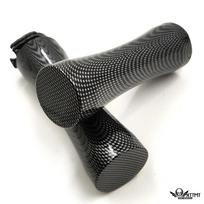 22mm Motorcycle Flame Fire Handlebar Hand Grip & Throttle Twist Tube Motorcycle Parts Motorcycle
