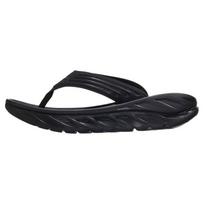 Hoka One One Ora Recovery Flip Men's Flip Flops Thick Sole Rubber Outsole Anti-slip Black 1099675-BDGGR EU 40