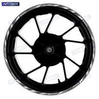 For KATANA Motorcycle 17 Inch Front And Rear Wheel Sticker Hub Decal Reflective Waterproof Racing Decorative Rim Stickers
