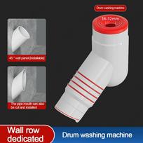 Anti odor Washing Machine Pipe Connector Anti-spill Sealing Ring Drain Pipe Adapter Multifunctional Basin Sewer Joint Universal 125*90mm&16mm