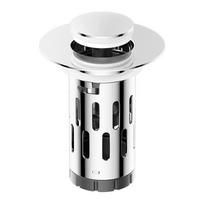 New Stainless Steel Washbasin Leak Proof Plug Odor Proof Durable Pop-Up Bounce Core Floor Drain Filter Kitchen Bathroom