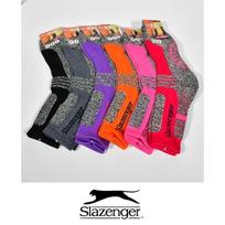 Slazenger Sport Color Block Ladies Cool Pile Long Knee Socks SW2209-0018 (41995485) Single color 24cm = 5 pairs (same color)